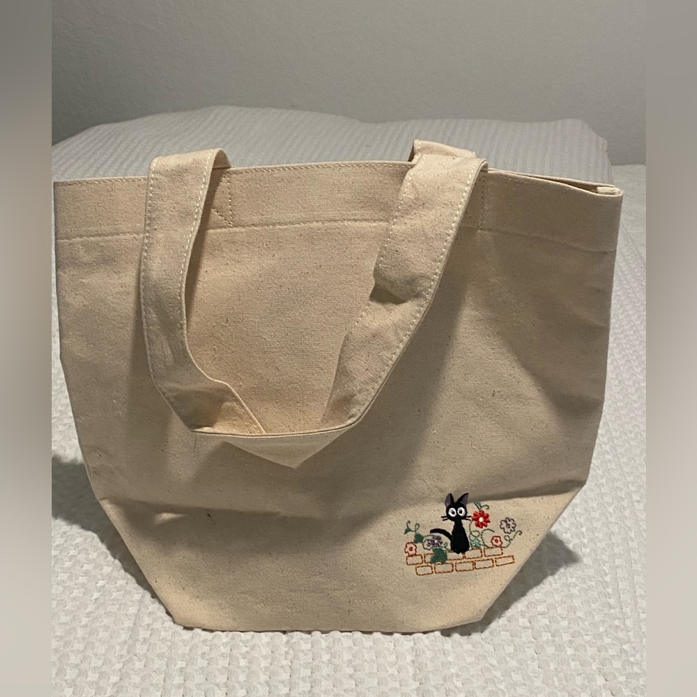 Kiki's Delivery Service Mini Tote Bag Jiji (Under the Roof) Studio Ghibli - Picture 2 of 9